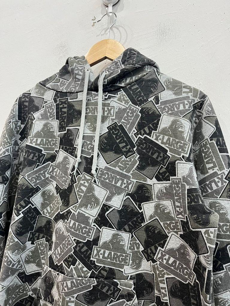 X LARGE 엑스라지 모노그램 후드 L 3
