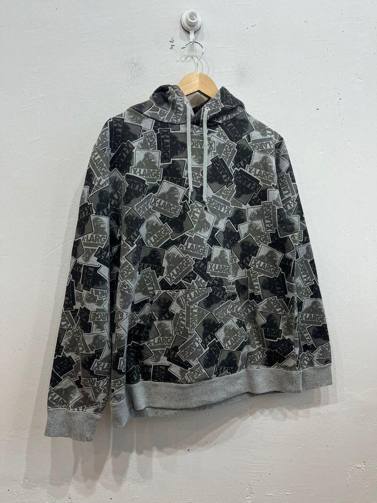 X LARGE 엑스라지 모노그램 후드 L 2