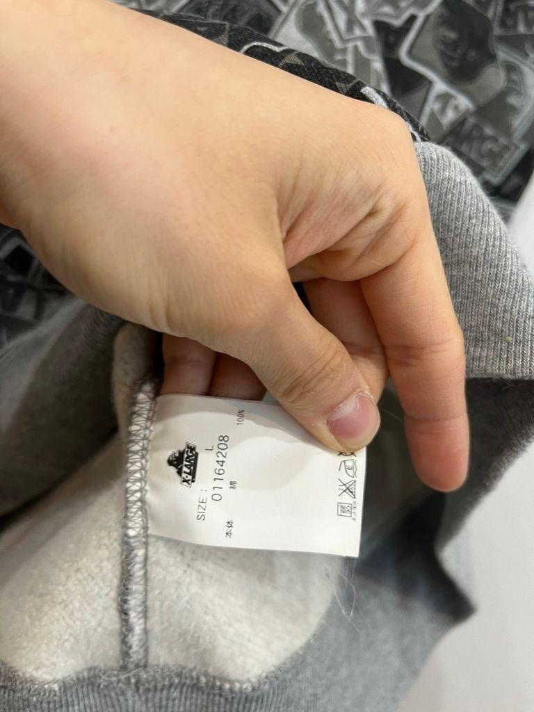 X LARGE 엑스라지 모노그램 후드 L 7