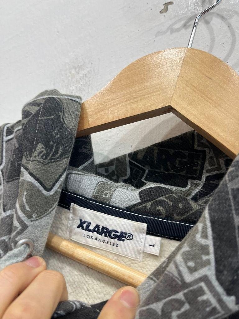X LARGE 엑스라지 모노그램 후드 L 6