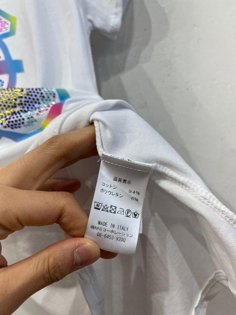 AZZURO 베어 큐빅 반팔 티셔츠 Made in Italy 6