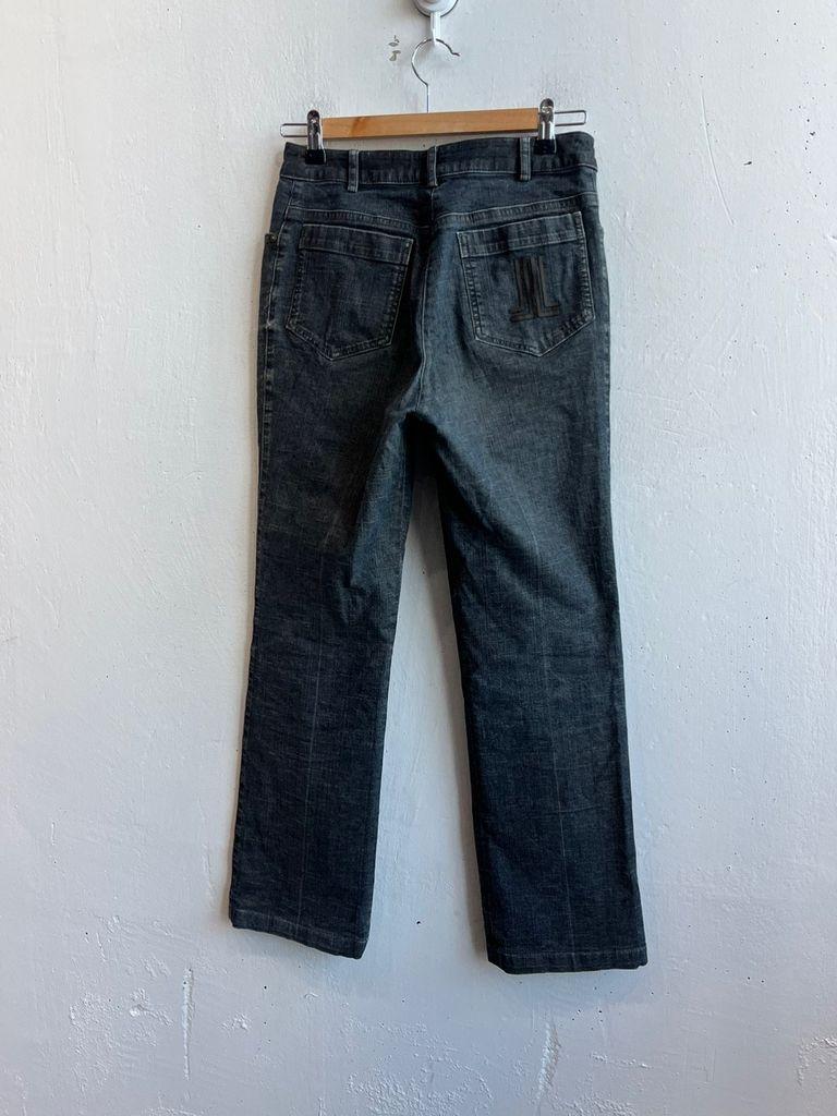 LANVIN 랑방 로고 데님팬츠 우먼즈 Made in JAPAN 3