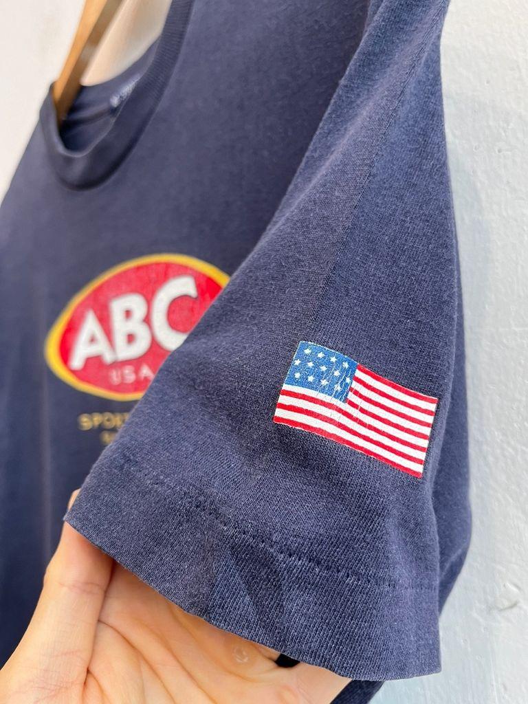 ABC 스포츠웨어 빈티지 반팔 티셔츠 Made in USA 10