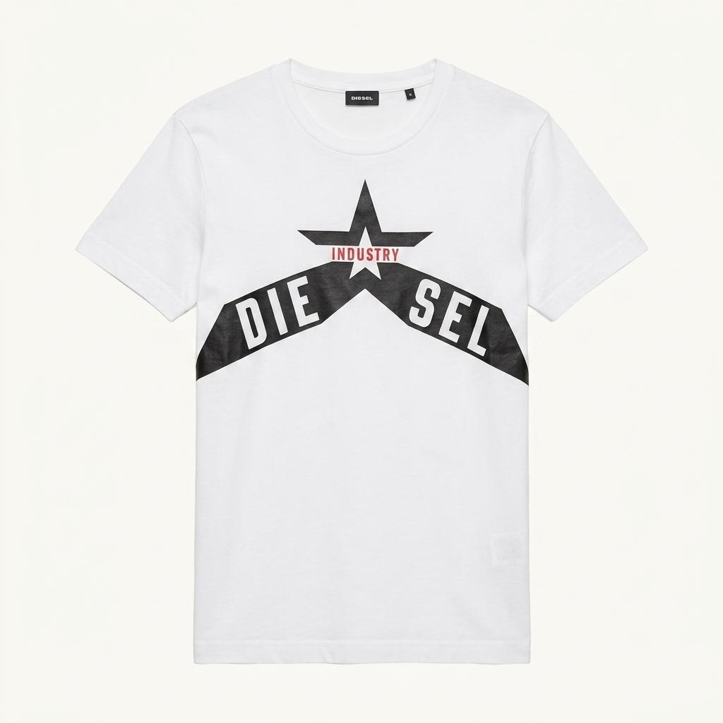 DIESEL 디젤 스타 프린팅 반팔 티셔츠 1