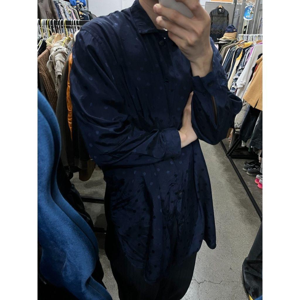 요지야마모토 WORKSHOP 레이온 도트 셔츠 3