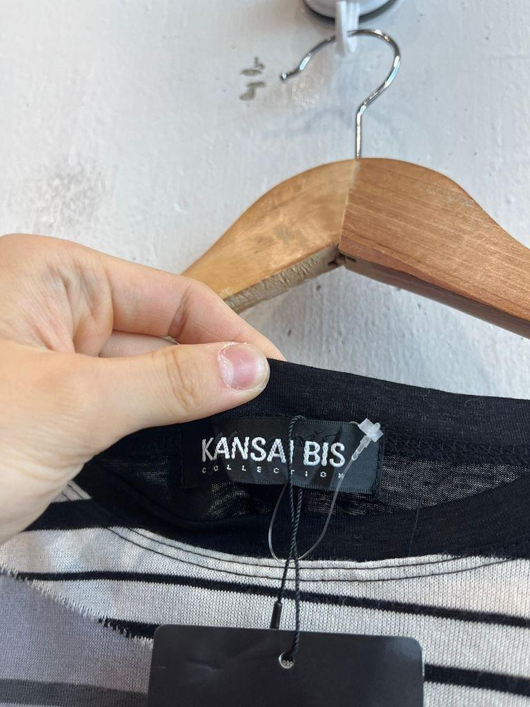 칸사이야마모토 린넨 블렌디드 반팔 티셔츠 새상품 Made in JAPAN 7