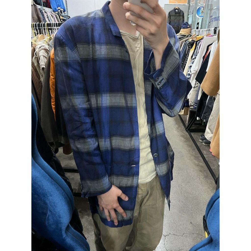80~90s MOMENTODUE 모멘토듀 체크 린넨 자켓 Made in ITALY 2