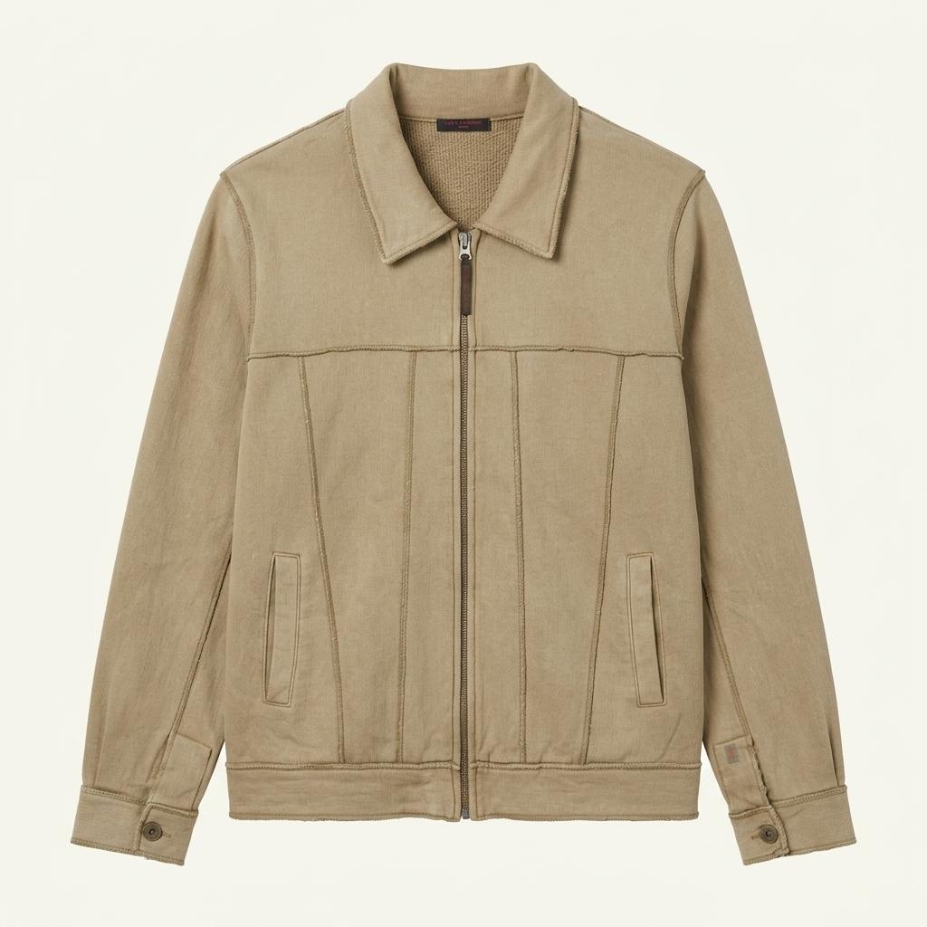 291295 HOMME 스웻 집업 자켓 Made in JAPAN 1