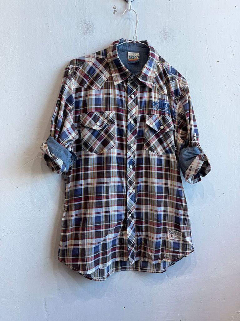 T&C Surf Design 웨스턴 체크셔츠 M 2