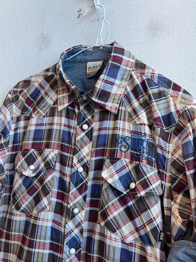 T&C Surf Design 웨스턴 체크셔츠 M 3