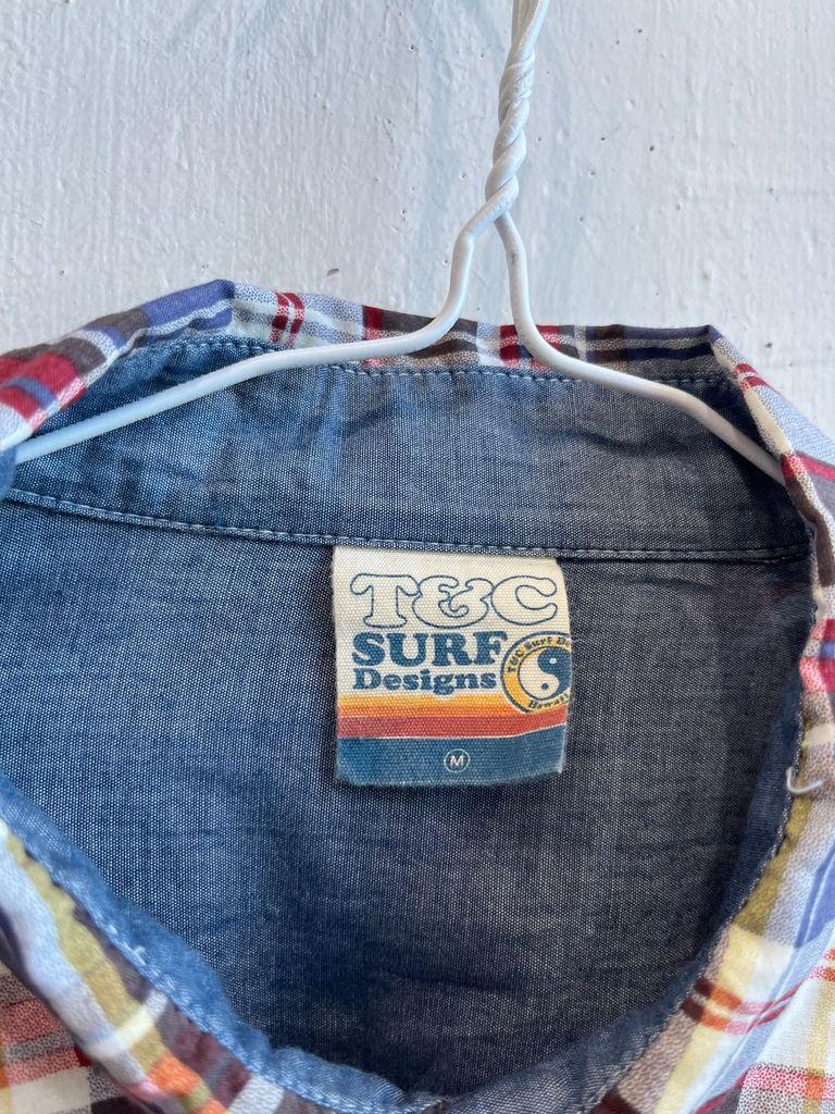 T&C Surf Design 웨스턴 체크셔츠 M 7