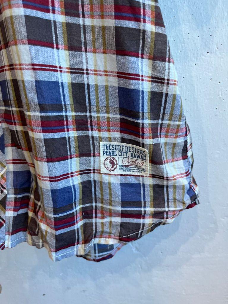 T&C Surf Design 웨스턴 체크셔츠 M 8