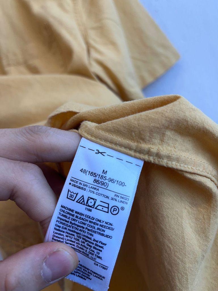 GAP 갭 린넨 블렌디드 반팔 셔츠 M 4