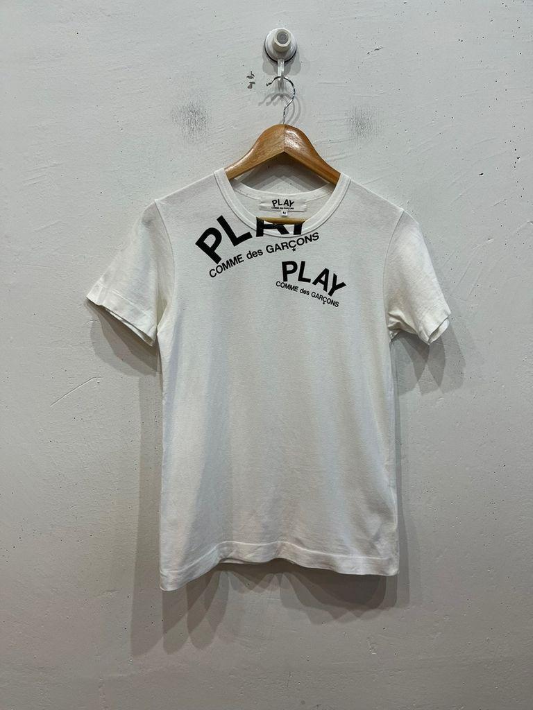 꼼데가르송 로고 반팔 티셔츠 우먼즈 2