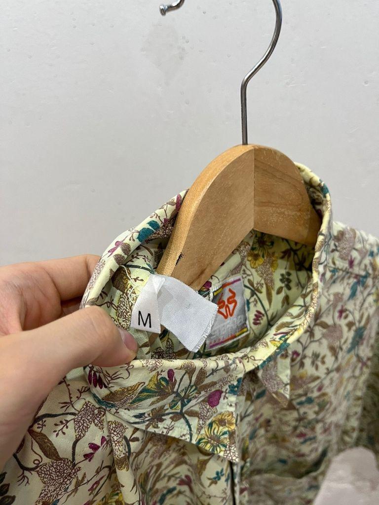 STEFANEL 플라워 반팔 셔츠 Made in ITALY 8