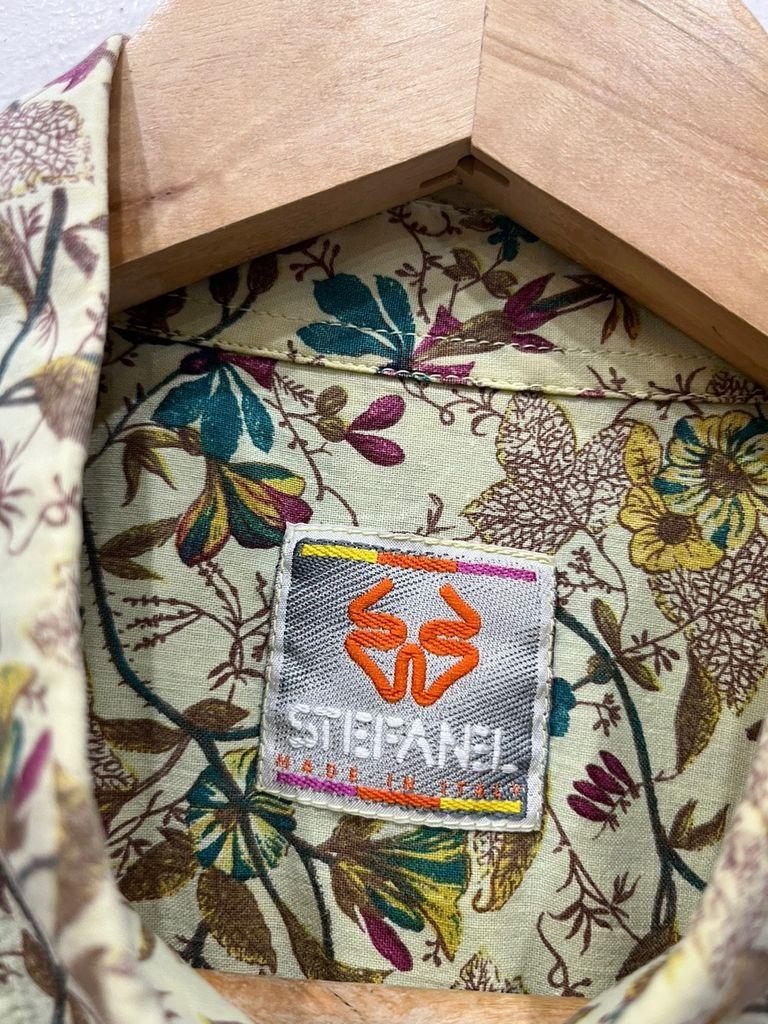STEFANEL 플라워 반팔 셔츠 Made in ITALY 3