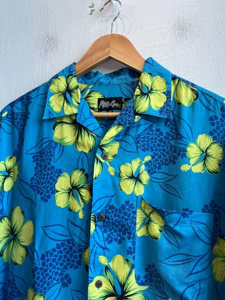 MAUI 하와이안 알로하 레이온 셔츠 3