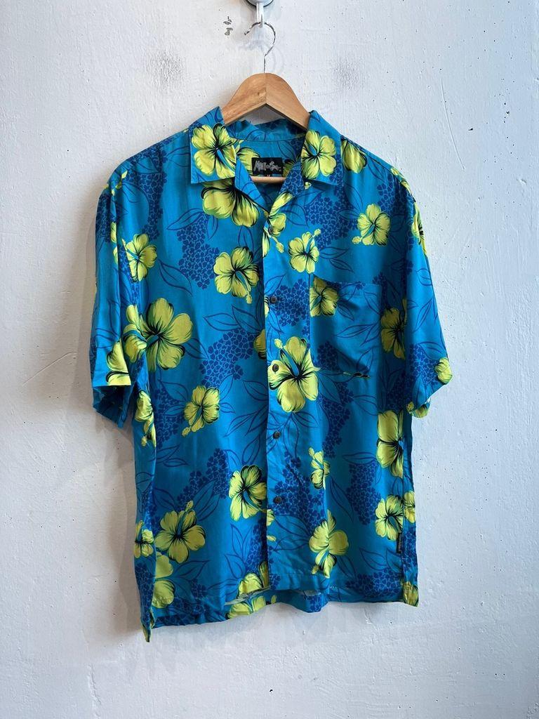 MAUI 하와이안 알로하 레이온 셔츠 2