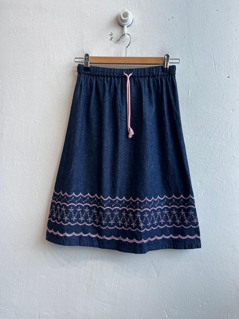 MADE IN JAPAN 인디고 데님 스커트 치마 2