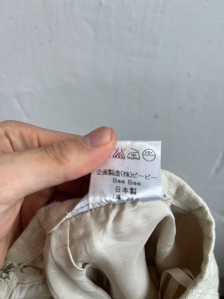 BeeBee 린넨 블렌디드 스커트 치마 Made in JAPAN 8