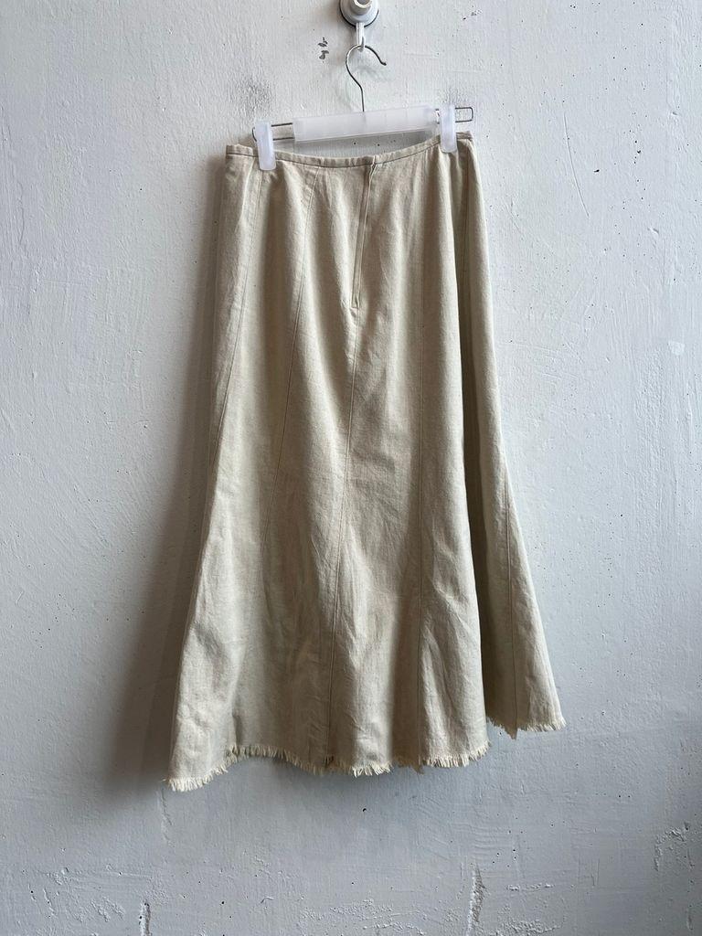 BeeBee 린넨 블렌디드 스커트 치마 Made in JAPAN 4