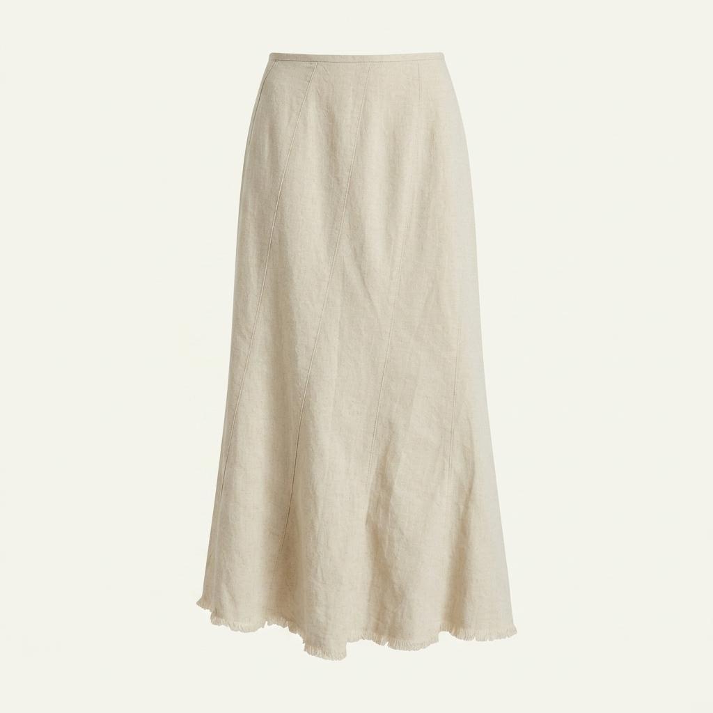 BeeBee 린넨 블렌디드 스커트 치마 Made in JAPAN 1