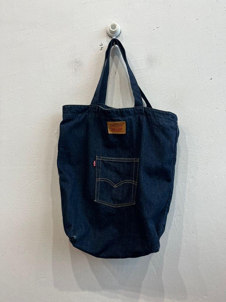 리바이스 리메이크 데님 숄더 토트백 2