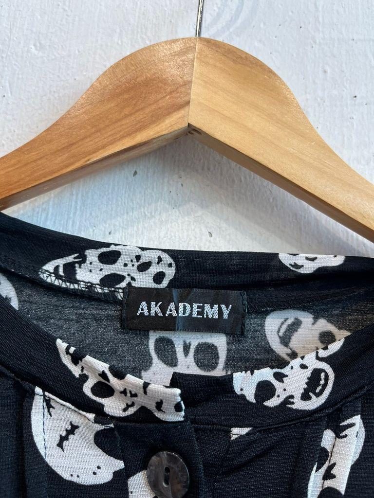 일본빈티지 AKADEMY 락펑크 스컬 반팔 티셔츠 4
