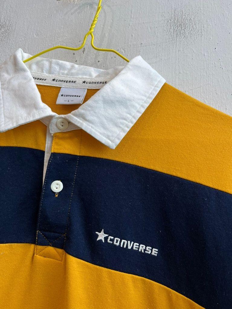 CONVERSE 컨버스 재팬 럭비 PK티셔츠 카라티 L 3