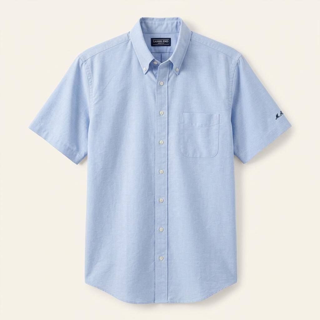 LANDS END 랜즈앤드 옥스포드 반팔 셔츠 1