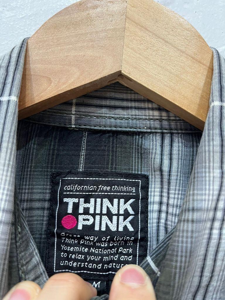 ThinkPink 옴브레 웨스턴 체크 셔츠 7
