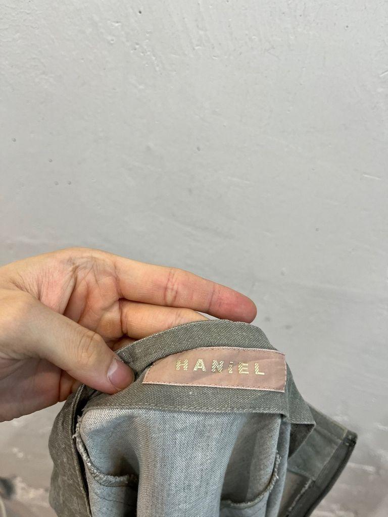 HANIEL 린넨 랩 스커트 치마 Made in JAPAN 7