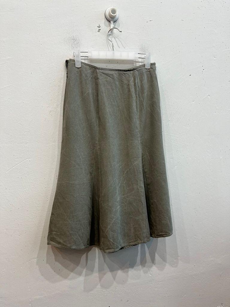 HANIEL 린넨 랩 스커트 치마 Made in JAPAN 5