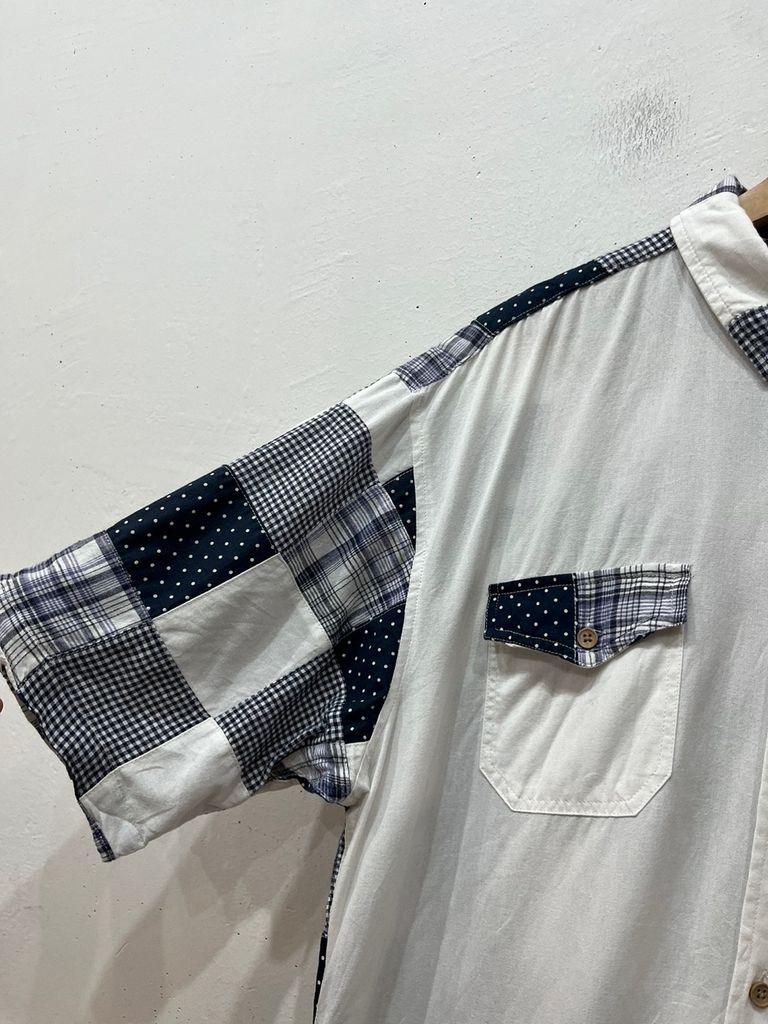 splendid satisfaction 패치워크 반팔 셔츠 5