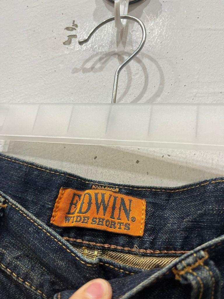 Edwin 에드윈 재팬 신치백 워싱 데님 쇼츠 32 7