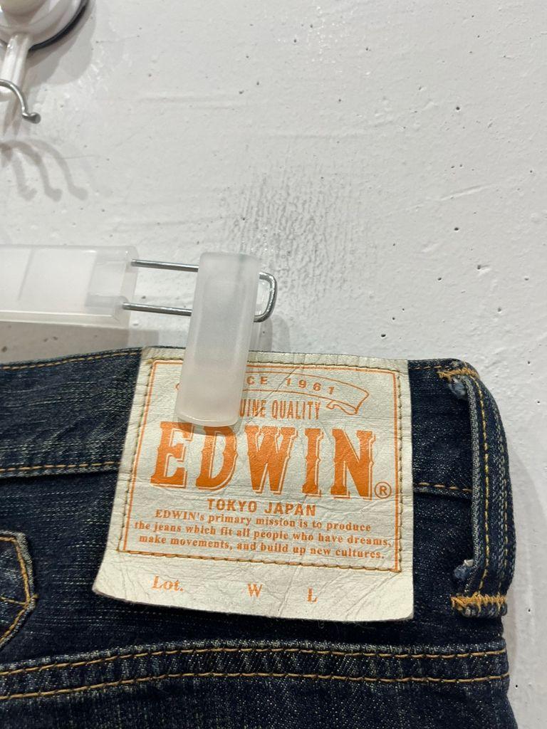 Edwin 에드윈 재팬 신치백 워싱 데님 쇼츠 32 5