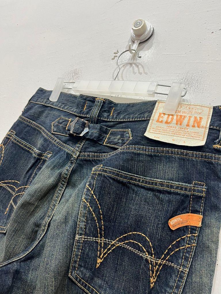 Edwin 에드윈 재팬 신치백 워싱 데님 쇼츠 32 4