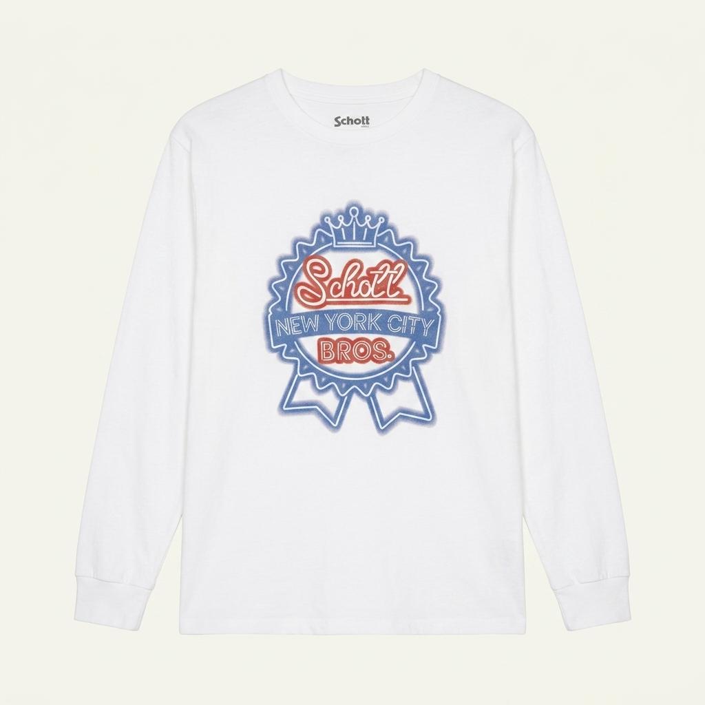 Schott 쇼트 롱슬리브 XXL 1