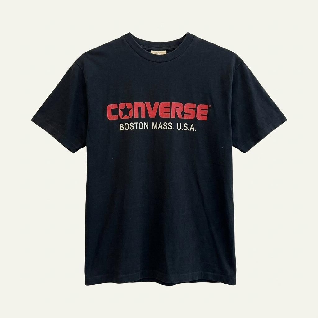 CONVERSE 컨버스 로고 반팔 티셔츠 Made in JAPAN 1