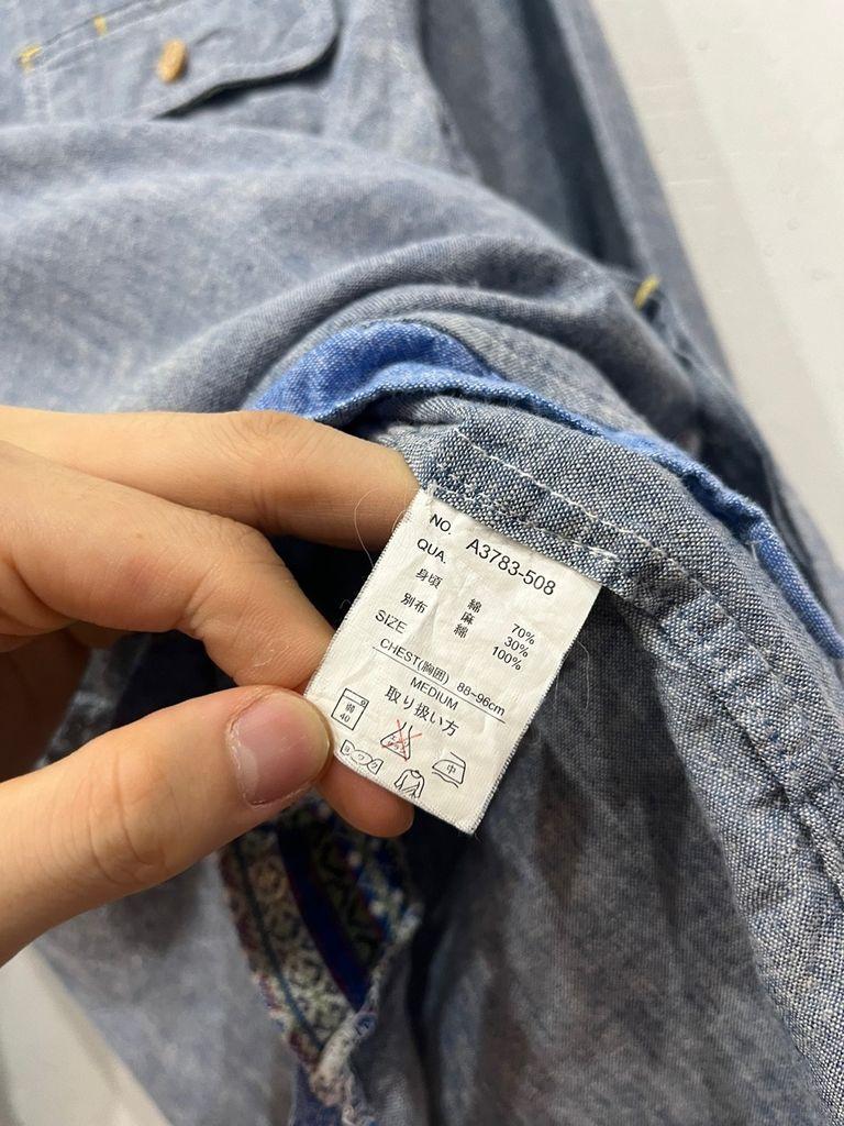 CIAO PANIC 린넨 블렌디드 샴브레이 에스닉 셔츠 8