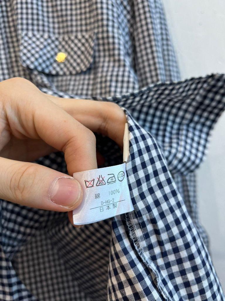 닥스 금장 체크셔츠 우먼즈 Made in JAPAN 5