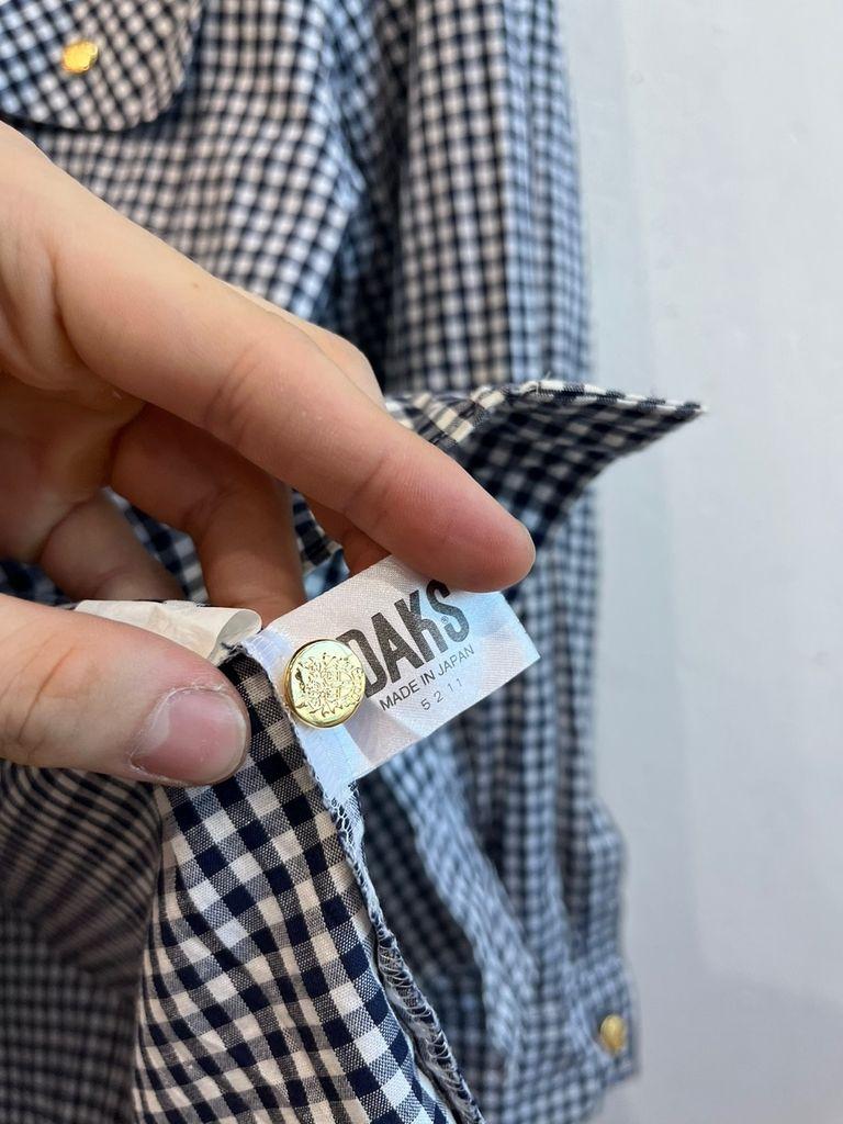 닥스 금장 체크셔츠 우먼즈 Made in JAPAN 7