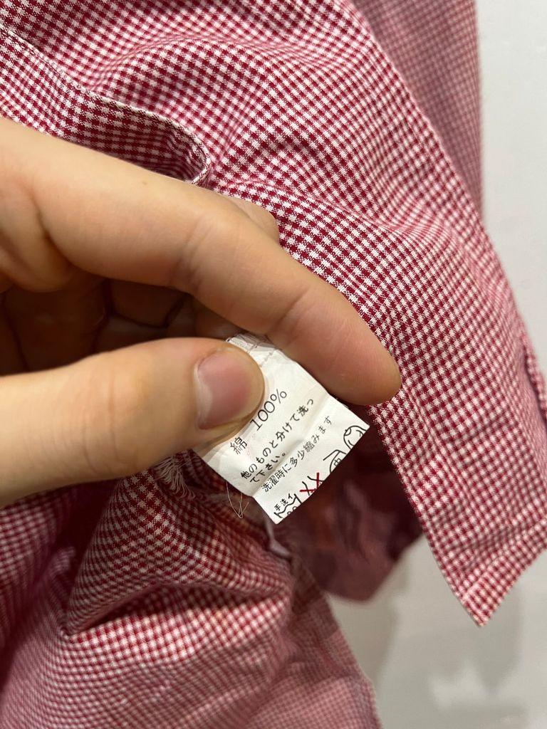 일본빈티지 플라워 셔링 체크셔츠 우먼즈 7