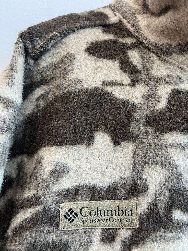빈티지 Columbia 카모플라쥬 울 자켓 3