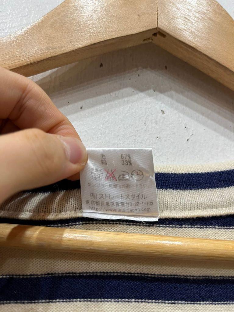 LOLO 스트라이프 울 가디건 Made in JAPAN 5