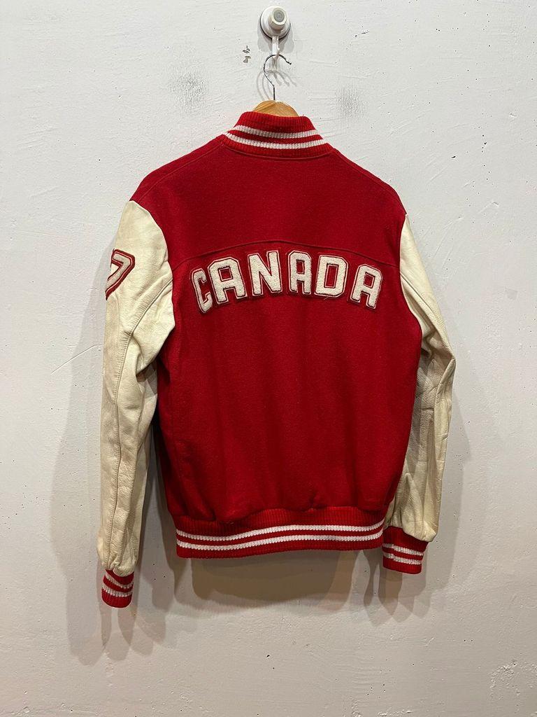 80s ROOTS 루츠 캐나다 레터맨 바시티 자켓 Made in CANADA 4