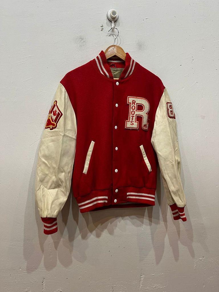 80s ROOTS 루츠 캐나다 레터맨 바시티 자켓 Made in CANADA 2
