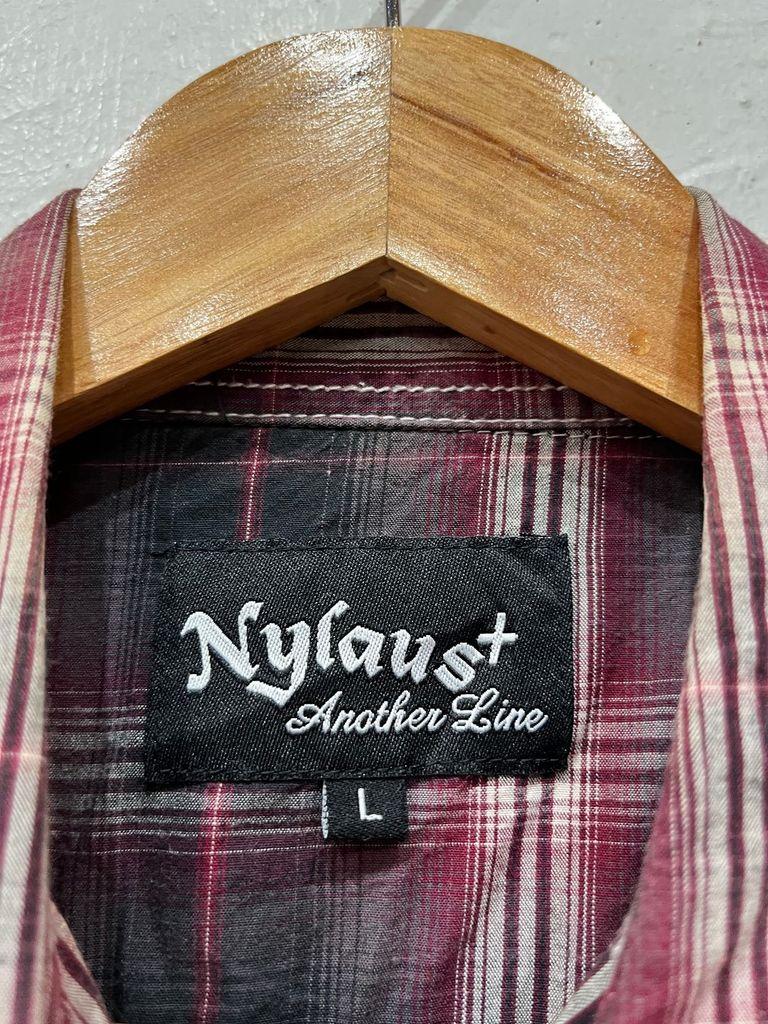 일본빈티지 Nylaus 웨스턴 체크 셔츠 6