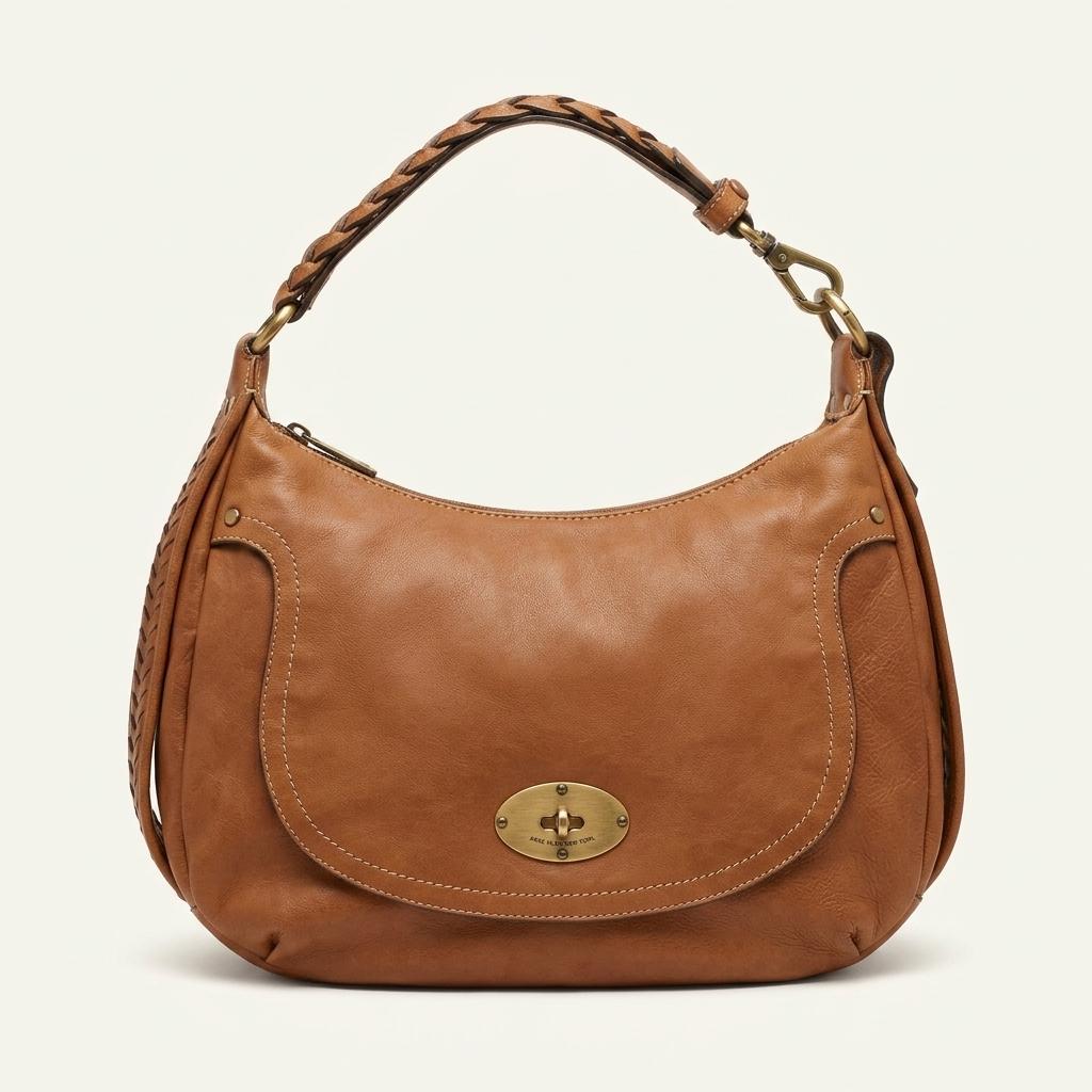ANNE KLEIN 레더 숄더백 1