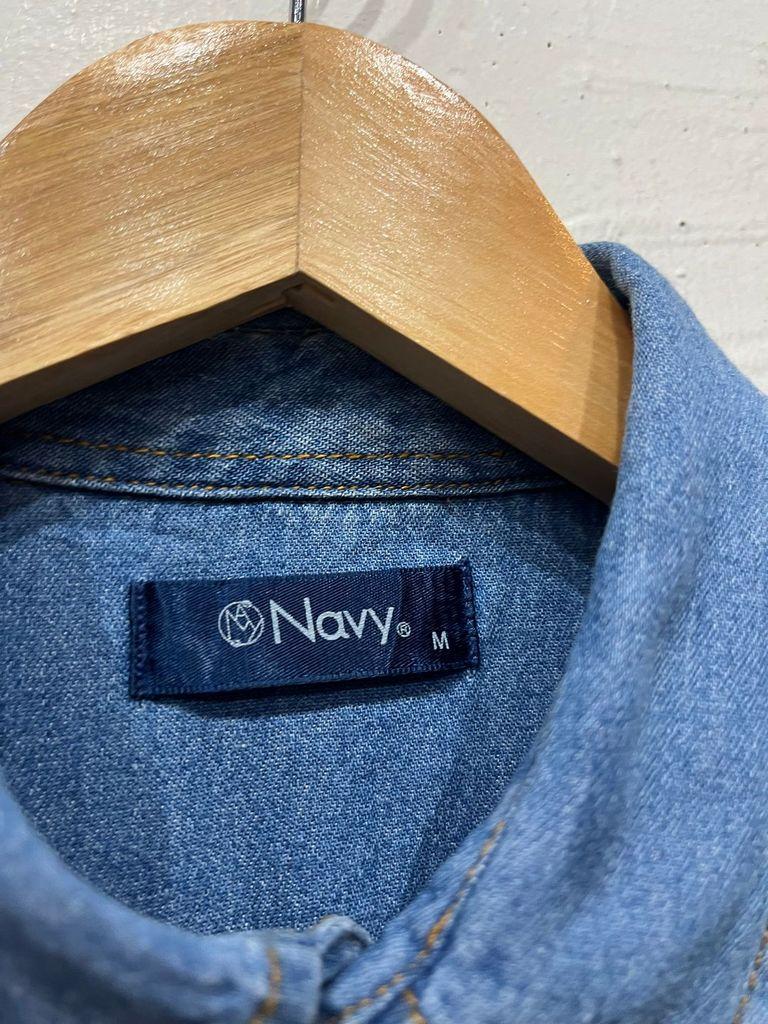 일본빈티지 NAVY 웨스턴 데님 셔츠 우먼즈 5